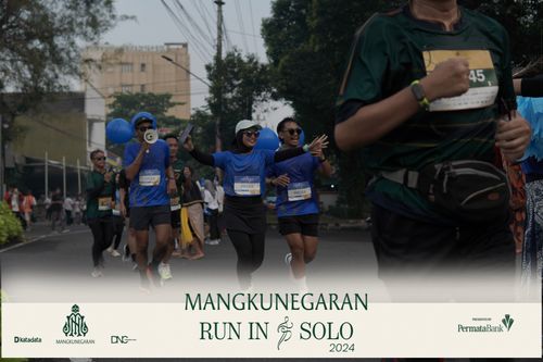 Race photo from Mangkunegaran Run 2024