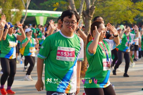 Race photo from BAF LIONS RUN 2024