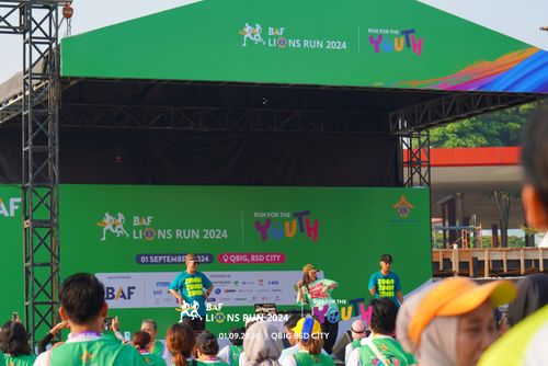Race photo from BAF LIONS RUN 2024