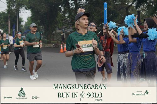 Race photo from Mangkunegaran Run 2024