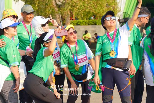 Race photo from BAF LIONS RUN 2024