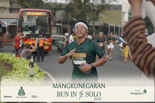 Race photo from Mangkunegaran Run 2024