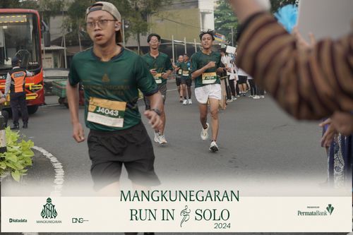 Race photo from Mangkunegaran Run 2024