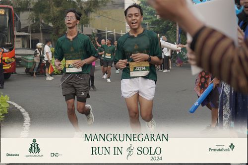 Race photo from Mangkunegaran Run 2024