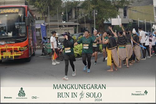 Race photo from Mangkunegaran Run 2024