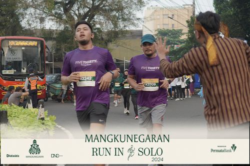 Race photo from Mangkunegaran Run 2024