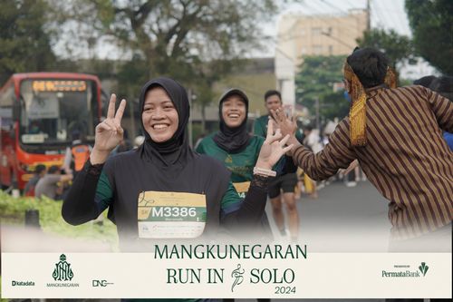 Race photo from Mangkunegaran Run 2024