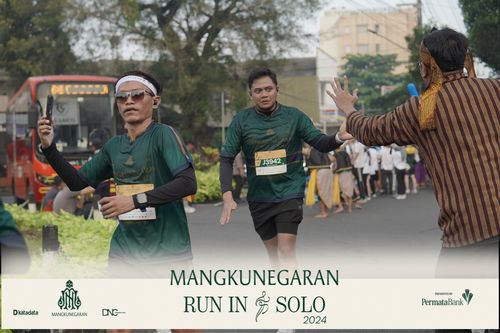 Race photo from Mangkunegaran Run 2024
