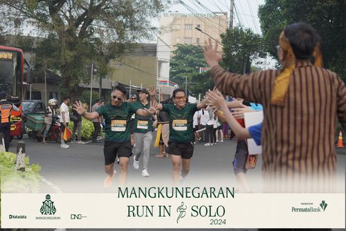 Race photo from Mangkunegaran Run 2024