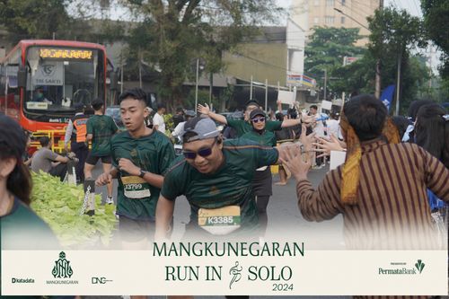Race photo from Mangkunegaran Run 2024