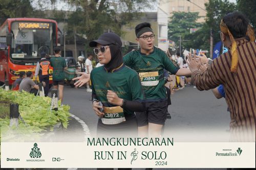 Race photo from Mangkunegaran Run 2024