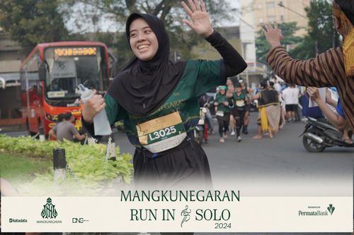 Race photo from Mangkunegaran Run 2024