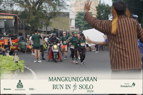 Race photo from Mangkunegaran Run 2024