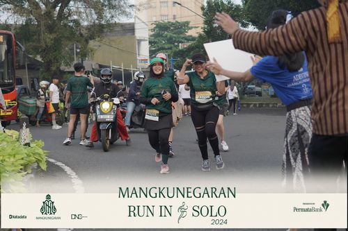 Race photo from Mangkunegaran Run 2024