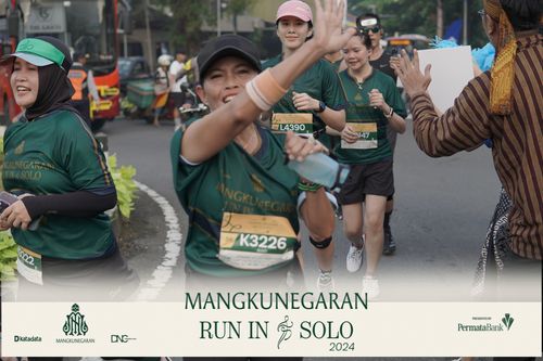 Race photo from Mangkunegaran Run 2024