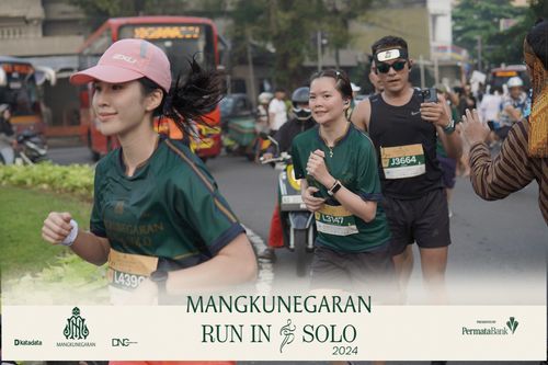 Race photo from Mangkunegaran Run 2024
