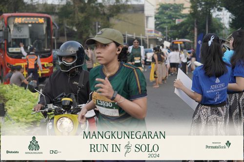 Race photo from Mangkunegaran Run 2024
