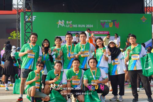 Race photo from BAF LIONS RUN 2024