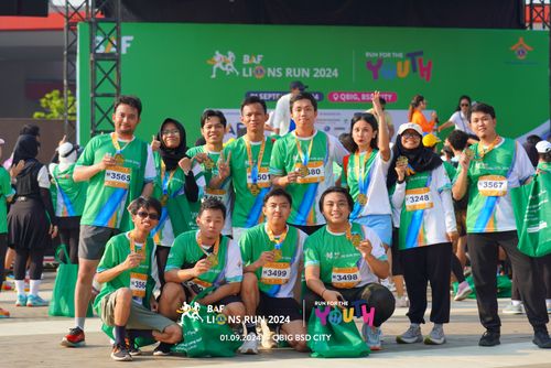 Race photo from BAF LIONS RUN 2024