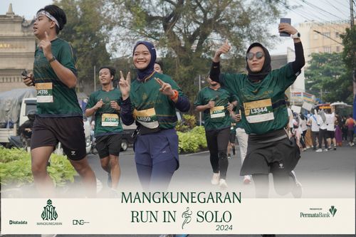 Race photo from Mangkunegaran Run 2024