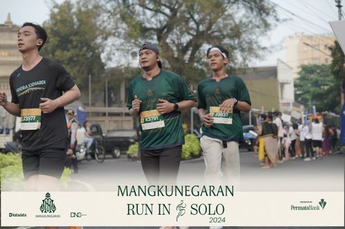 Race photo from Mangkunegaran Run 2024