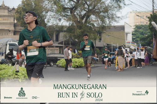 Race photo from Mangkunegaran Run 2024
