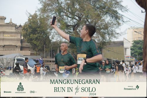 Race photo from Mangkunegaran Run 2024