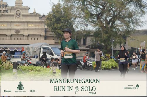 Race photo from Mangkunegaran Run 2024