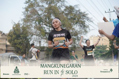 Race photo from Mangkunegaran Run 2024