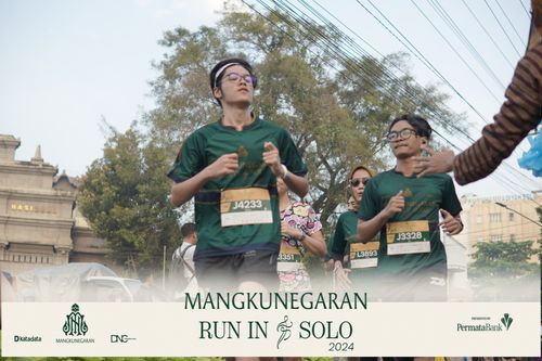 Race photo from Mangkunegaran Run 2024