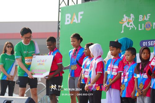 Race photo from BAF LIONS RUN 2024