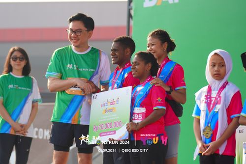 Race photo from BAF LIONS RUN 2024
