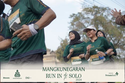 Race photo from Mangkunegaran Run 2024