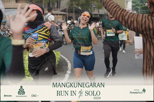 Race photo from Mangkunegaran Run 2024