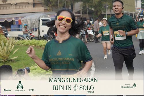 Race photo from Mangkunegaran Run 2024