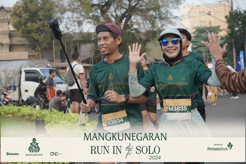 Race photo from Mangkunegaran Run 2024