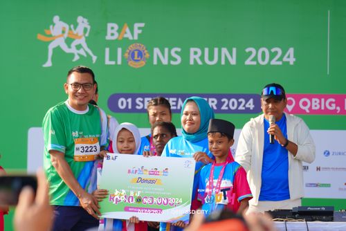 Race photo from BAF LIONS RUN 2024