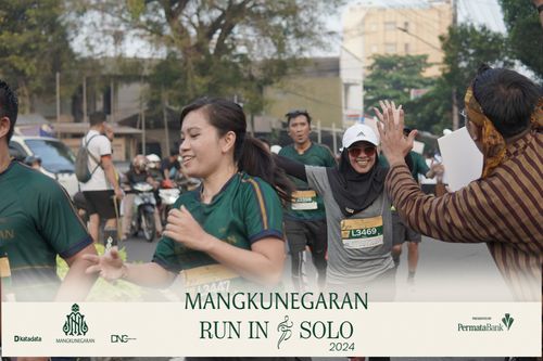 Race photo from Mangkunegaran Run 2024