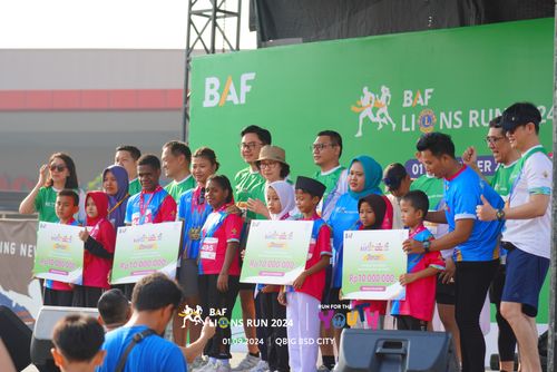 Race photo from BAF LIONS RUN 2024