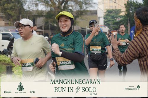 Race photo from Mangkunegaran Run 2024