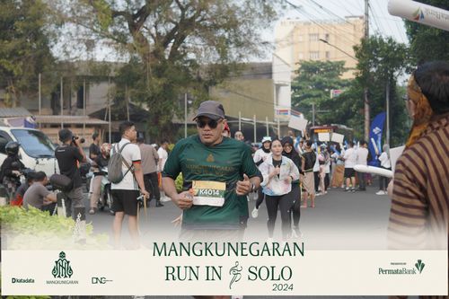 Race photo from Mangkunegaran Run 2024