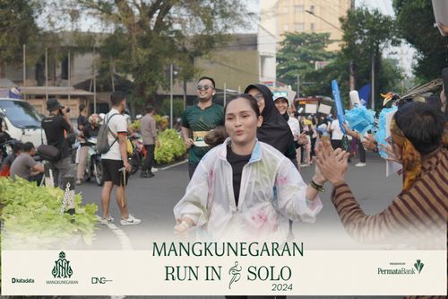 Race photo from Mangkunegaran Run 2024