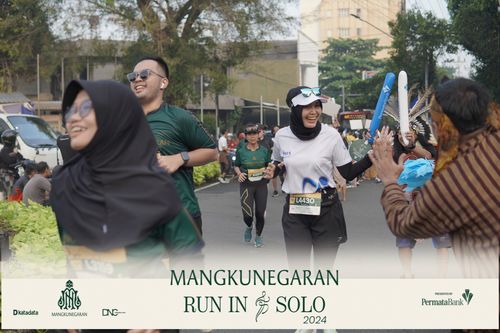 Race photo from Mangkunegaran Run 2024