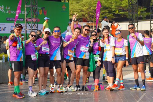 Race photo from BAF LIONS RUN 2024