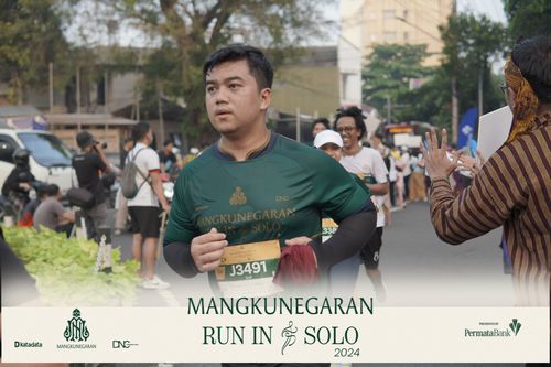 Race photo from Mangkunegaran Run 2024