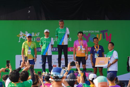 Race photo from BAF LIONS RUN 2024