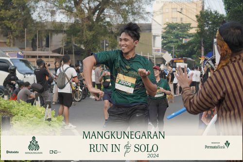 Race photo from Mangkunegaran Run 2024