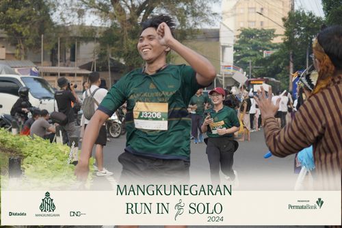 Race photo from Mangkunegaran Run 2024
