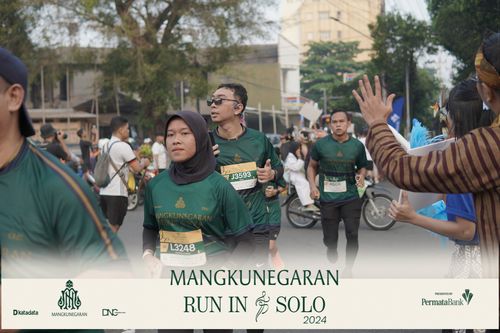 Race photo from Mangkunegaran Run 2024