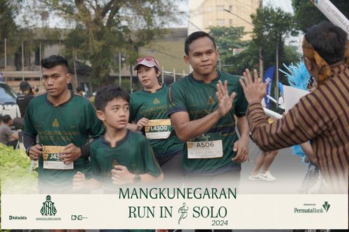 Race photo from Mangkunegaran Run 2024